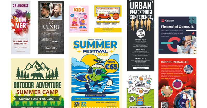 Flyers A4 160 g fullfarge 1 side – 50 stk