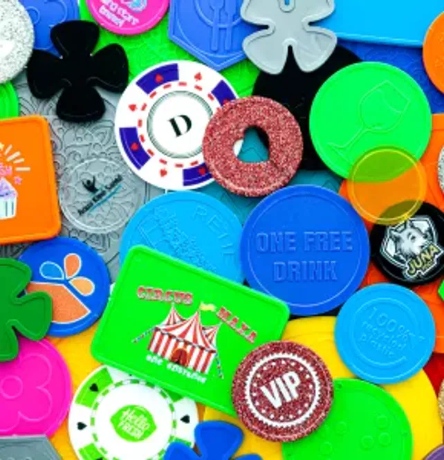 Hovedbilde 1000 Plastsjetonger med eget ...