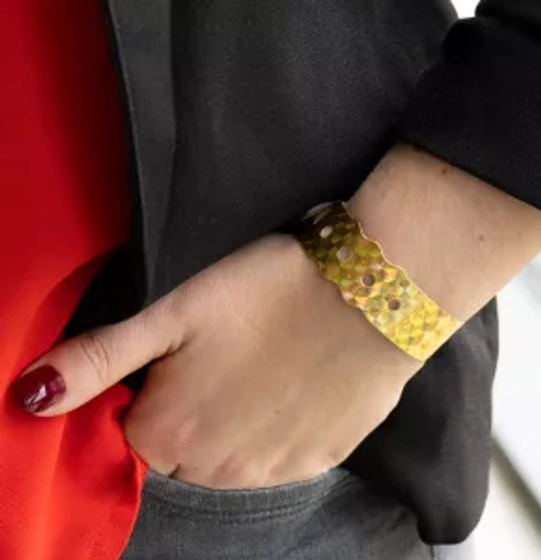 Armbånd glitter m/ eget trykk  100stk